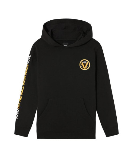 Sweatshirt Vans Global Stack Kids Noir