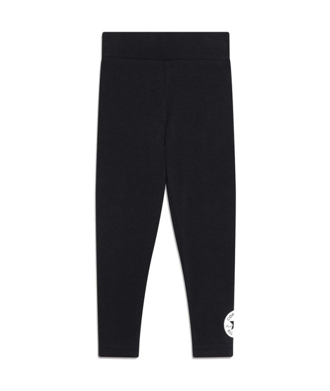 Leggings Converse Wordmark Girl's Black