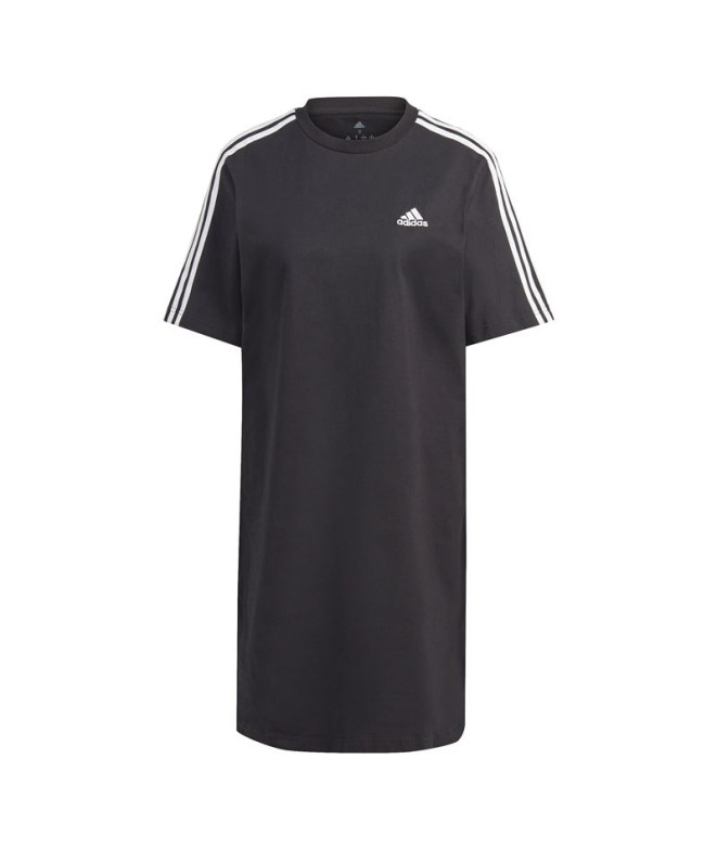 Robe adidas 3S Boyfriend Single Noir Femmes