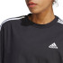 Robe adidas 3S Boyfriend Single Noir Femmes