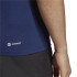 T-shirt adidas l'essentiel de la formation en bleu Homme
