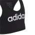 Soutien-gorge de sport adidas Linear Logo Black Girl's Bra
