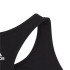 Soutien-gorge de sport adidas Linear Logo Black Girl's Bra