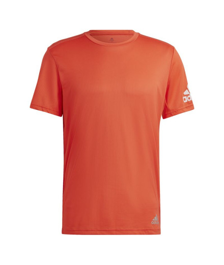 T-shirt Running adidas de Run It Red Homme