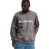 Columbia Logo Fleece Crew Sweatshirt Grey Hommes
