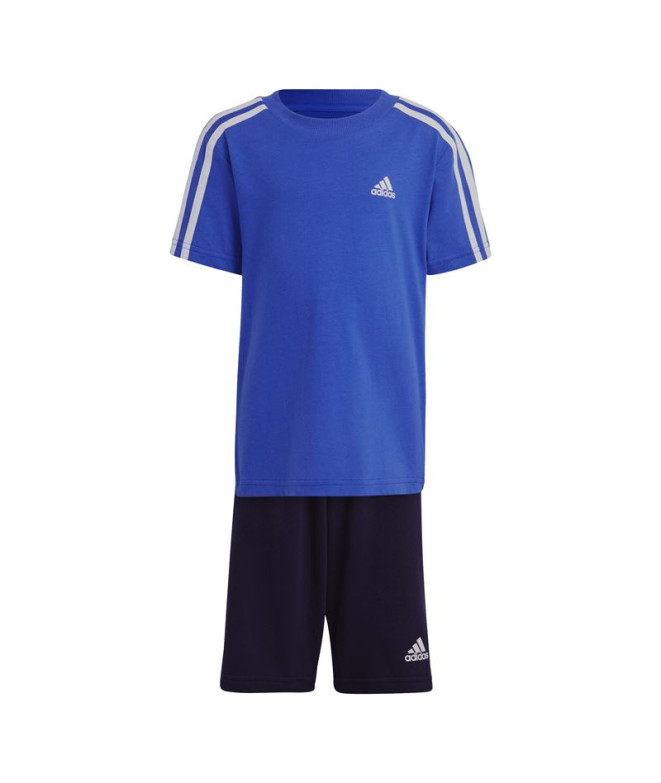 Set adidas 3S Co Bleu Enfants