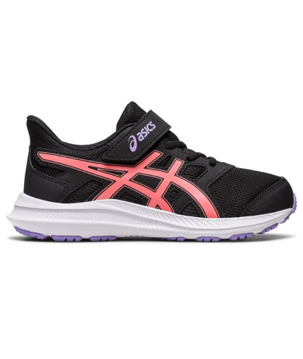 ASICS Jolt 4 PS Black and Pink Chaussures de running pour...