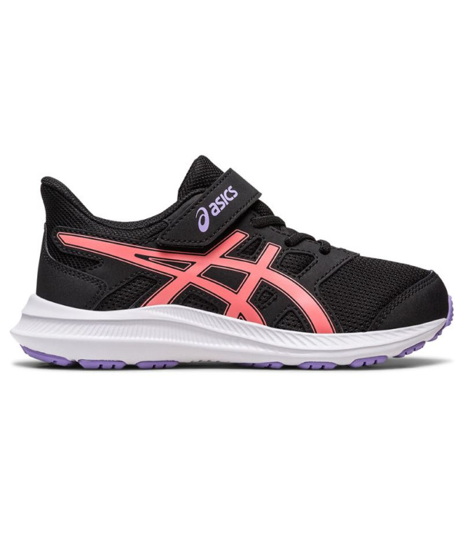 ASICS Jolt 4 PS Black and Pink Chaussures de...