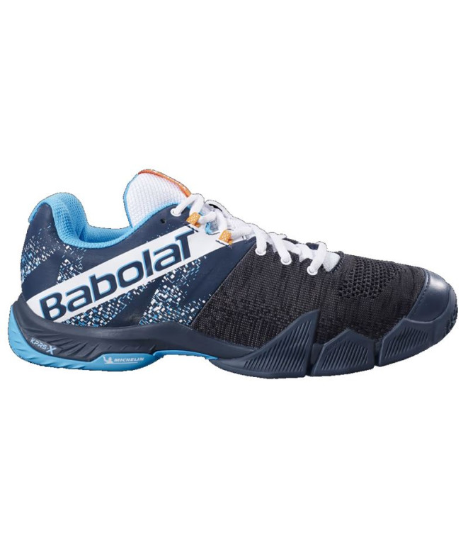 Chaussures Padel Babolat Movea Bleu Chaussures...