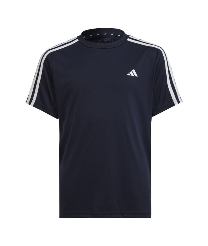 T-Shirt Fitness adidas Tr-Es 3S T Boy Blue
