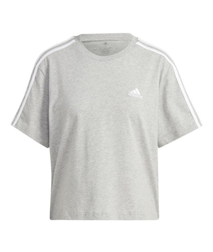 T-shirt adidas 3S Cropped Top Grey Women's
