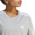 T-shirt adidas 3S Cropped Top Grey Women's