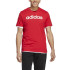 T-shirt adidas Essentials Linear Logo Rouge Homme