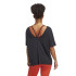 Yoga Top adidas Studio Oversized Noir T-Shirt Yoga Femme
