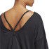 Yoga Top adidas Studio Oversized Noir T-Shirt Yoga Femme