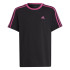 T-shirt adidas Essentials Cotton Black Girl's T-Shirt