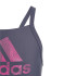 Maillot de bain adidas Big Logo Bleu Maillot de bain fille