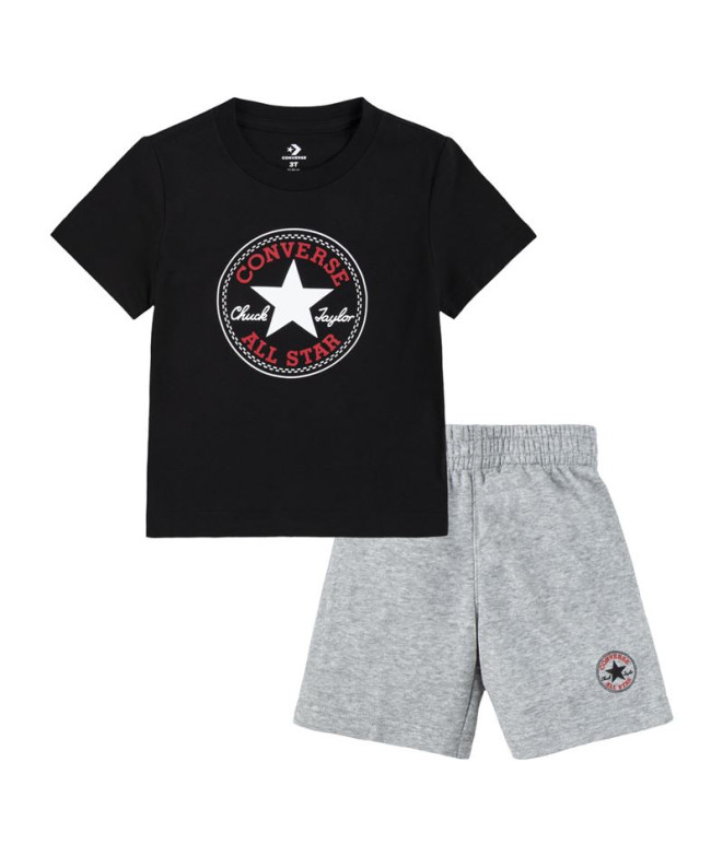 Set Converse Core Tee & Ft Short Dark Grey Baby...