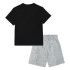 Set Converse Core Tee & Ft Short Dark Grey Baby Set
