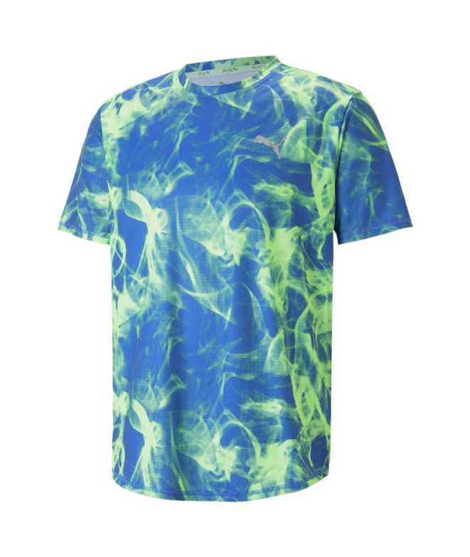 T-shirt par Running Puma Run Favorite Blue Homme