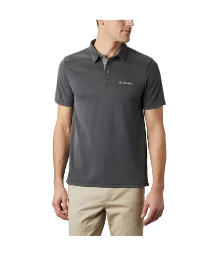 Polo noir Columbia Nelson Point™ pour hommes