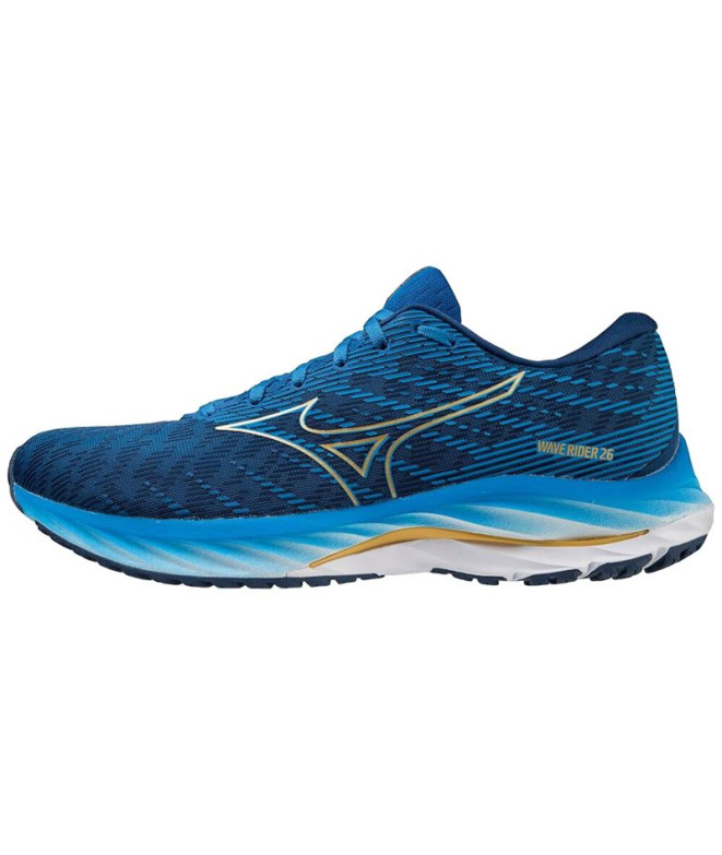 Chaussures Running Mizuno Rider de Wave 26 Blue...