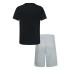 Set Converse Core Tee & Ft Short Dk Grey/Black Kids