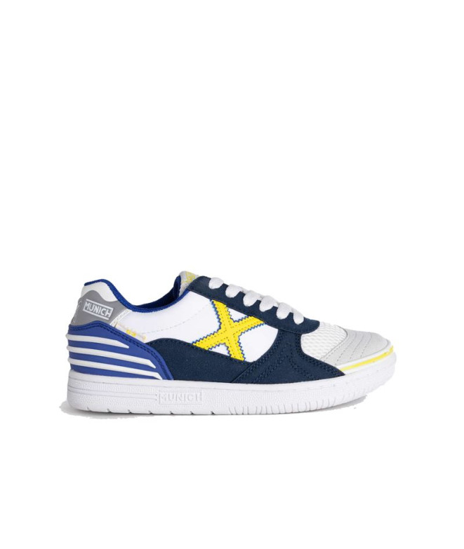 Chaussures de Munich G-3 Patch 347 White Enfant