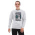Sweatshirt Vans Global Stack Blanc Hommes