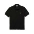 Polo Lacoste Noir côtelé Homme