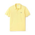 Polo Lacoste Jaune côtelé Homme