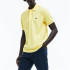 Polo Lacoste Jaune côtelé Homme