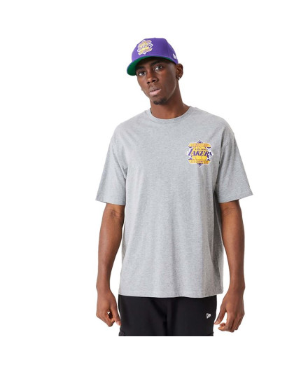 T-shirt New Era Championship LA Lakers Hommes Gris