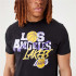 New Era NBA Infill Graphic T-Shirt noir pour hommes LA Lakers