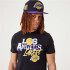 New Era NBA Infill Graphic T-Shirt noir pour hommes LA Lakers