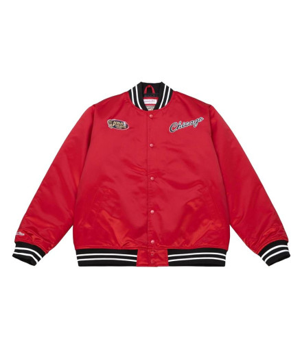 Veste Mitchell & Ness Chicago Bulls Rouge Homme