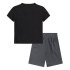 Set Converse SS T-Shirt et pantalon gris