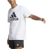 T-shirt adidas Homme Essentials Single Big Logo Blanc