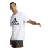 T-shirt adidas Homme Essentials Single Big Logo Blanc