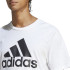 T-shirt adidas Homme Essentials Single Big Logo Blanc