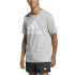 T-shirt adidas Homme Essentials Single Big Logo Gris
