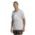 T-shirt adidas Homme Essentials Single Big Logo Gris