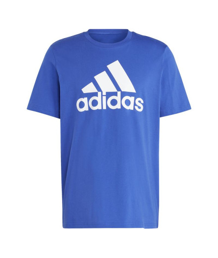 T-shirt adidas Homme Essentials Single Big Logo Bleu