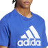 T-shirt adidas Homme Essentials Single Big Logo Bleu