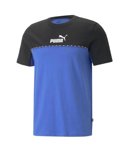 T-shirt homme Puma Essentials Block X Tape Royal Sapphire