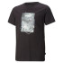 Puma Essentials+ Street Art Grap Boy's T-Shirt Black