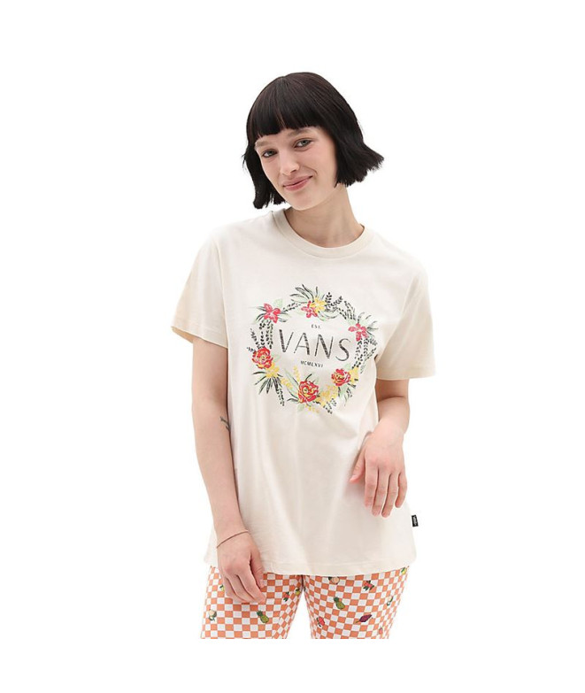 T-shirt Vans Wreath Of Flowers Bff Tee-B Femmes...