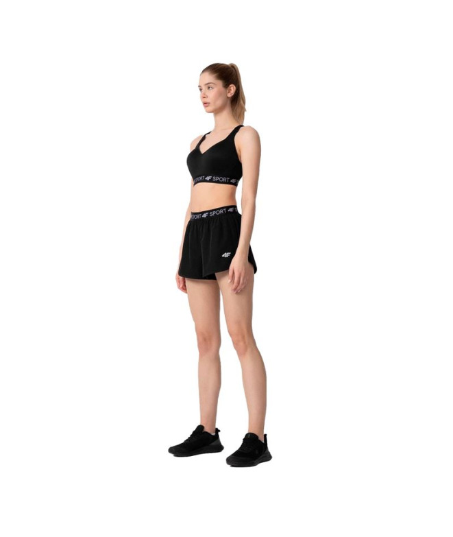 Short de running 4F Quick-Drying Femmes Noir