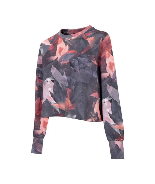 Mountain T-shirt 4F Crop Top noir Femmes