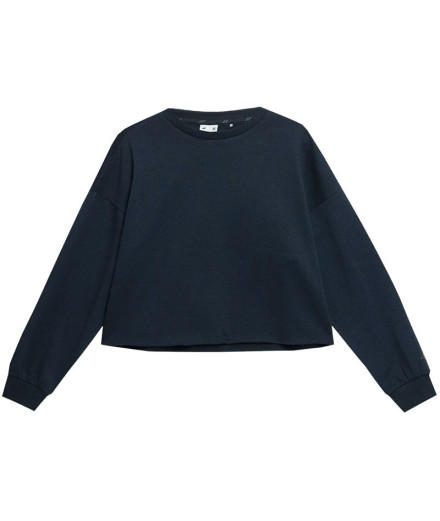 Sweat de yoga 4F Bleu marine Femme